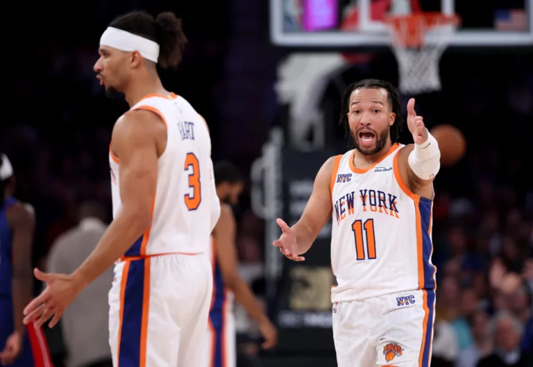 New York Knicks record vs top teams