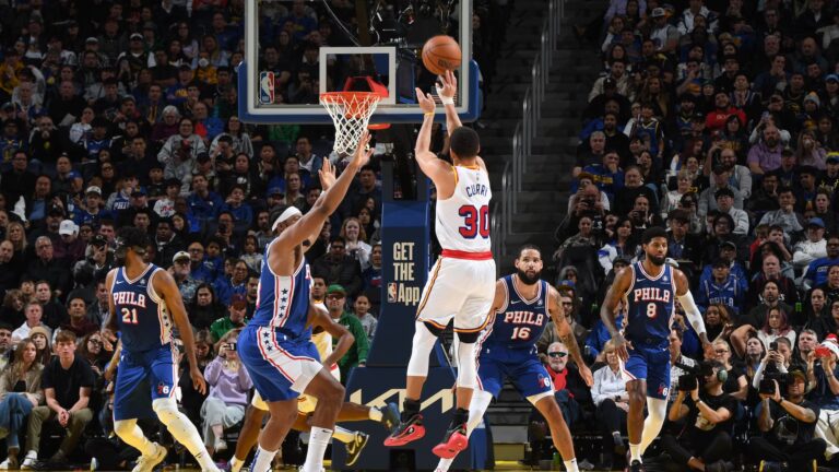 Clash of Contenders: Warriors Visit Philly Without Curry